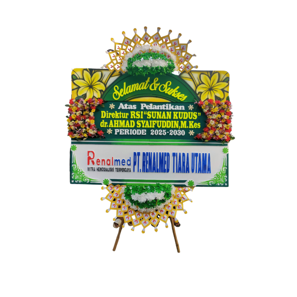 Karanga bunga hijau ceremony kudus