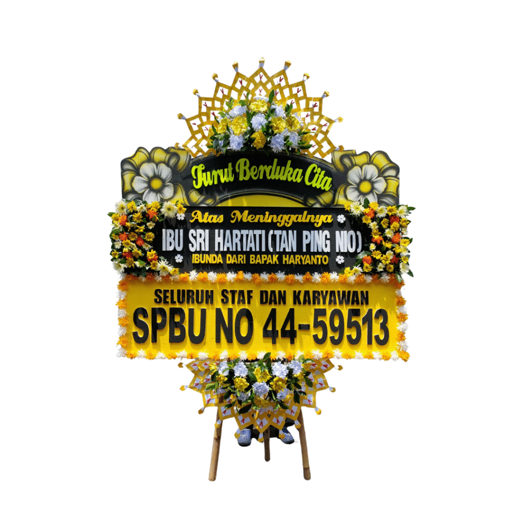 Karanga bunga kuning duka cita kudus terdekat